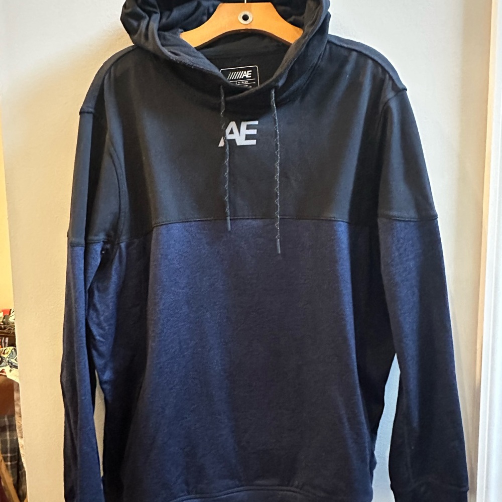 American Eagle Outfitters Blue Sweatshirt Hoodie Casual